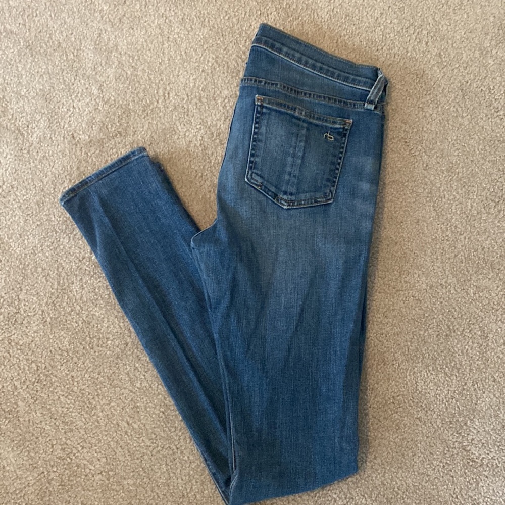 Rag & Bone skinny light wash jean size 27